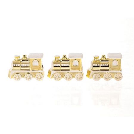 Hang. X-Mas Train 3pc l28.1w4.0h7.5 Gold