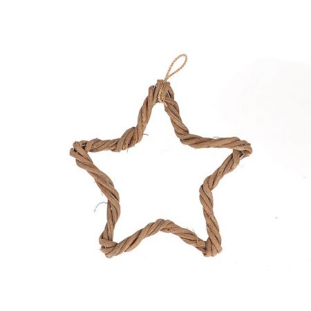 Hang. Star Twisted l45.0w45.0h3.0 Nat. Brown