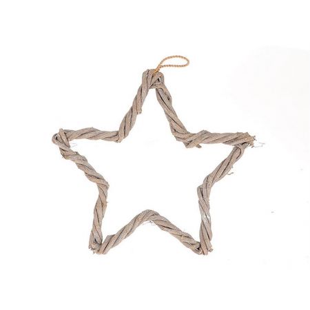 Hang. Star Twisted l35.0w35.0h3.0 Frosted White