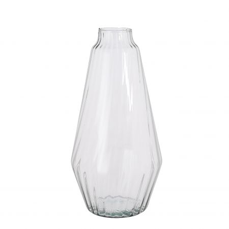 Silva Vase glas rib - h42xd19cm