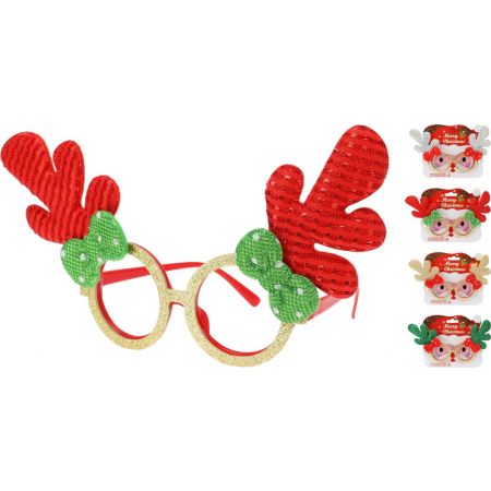 BRILLE WEIHNACHTEN RENTIER 4SORTIMENT