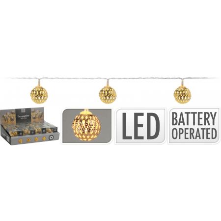 LED-LEUCHTEN M METALLDEKO