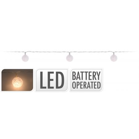 LED-BELEUCHTUNGS KUGEL 10STK