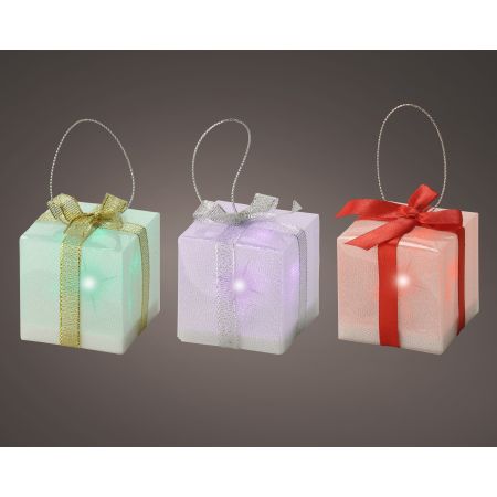 LED Geschenkbox L5B5H5CM, wechselnd verschiedene Bo-Typen