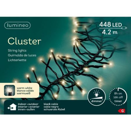 LED cluster  l3m-448LED schwarz/warmweiß