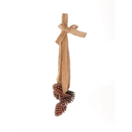 Hanger Pinecone 5 Pcs L13W13H60 Natural