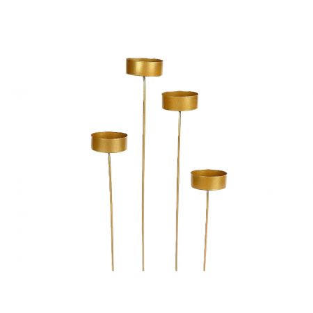 Candleholder 4 Size Gold