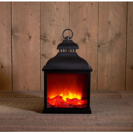 B.O.T. KAMIN SCHWARZ 25X15X42,5CM 3XC MIT 6/18H TIMER