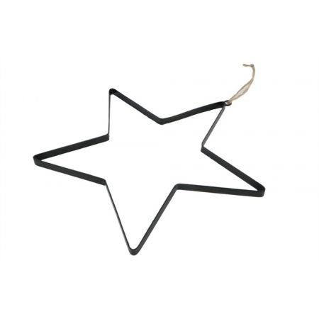 Hang. Star Floral L30.0w30.0 Black