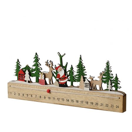 Adventskalender L3B16H40cm Multi