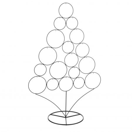 Dekoration Weihnachtsbaum schwarz - l62xb30xh95cm