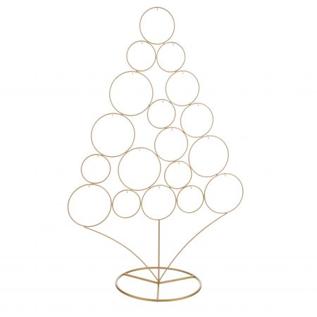 Dekoration Weihnachtsbaum Gold - l62xb30xh95cm