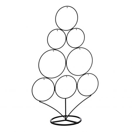 Dekoration Weihnachtsbaum schwarz - l36xb16xh58cm