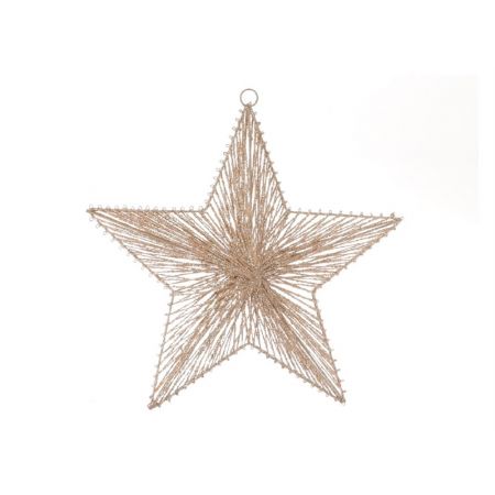 Hang. Star Glitter l25.0h25.0 Gold