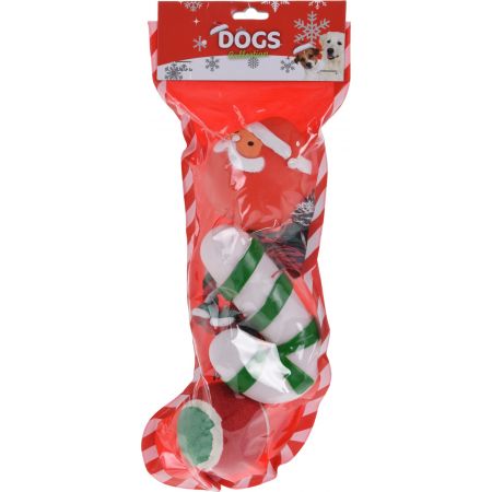 HUNDESPIELZEUG WEIHNACHTSSET 4-TLG