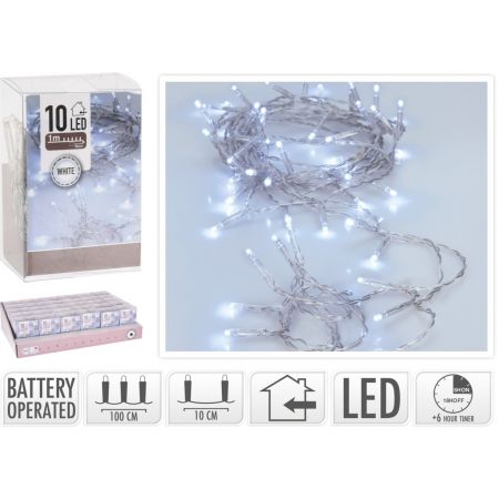 LED BELEUCHTUNG 10 STÜCK BO WEISS MIT TI