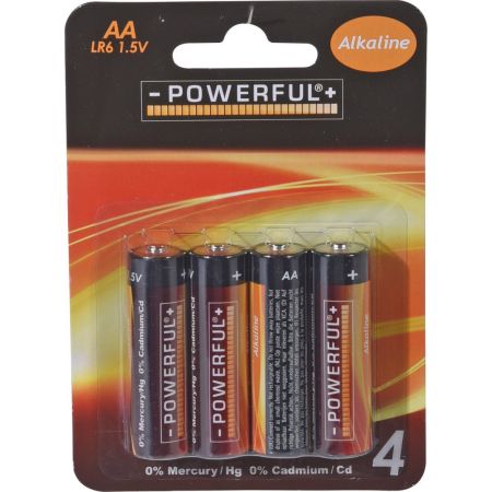 BATTERIEN ALKALINE 4X AA