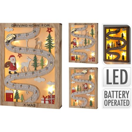 ADVENTSKALENDER AWAY MIT LED 2A