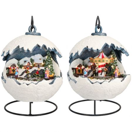 Christmas ball animated 2ass
B/O-20,5x20,5x22-LED-Multicolor