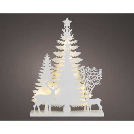 LED Baum scene l6w30h40cm-12l warmweiß