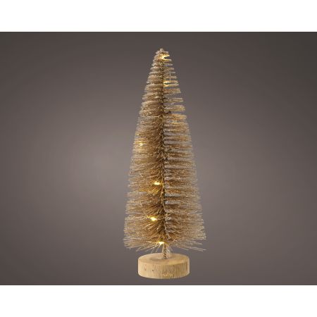 MicroLED Baum  d11h30cm gold/warmweiß 