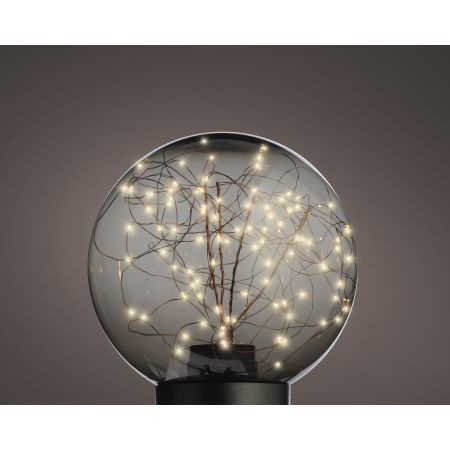 MicroLED Kugel d20cm-80led klassisch warm