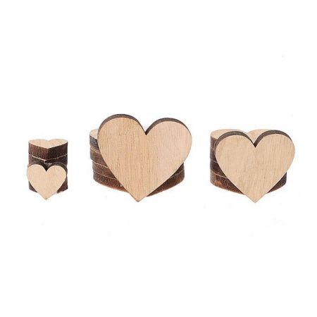 Heart Essential 30pcs 3Ass Wood