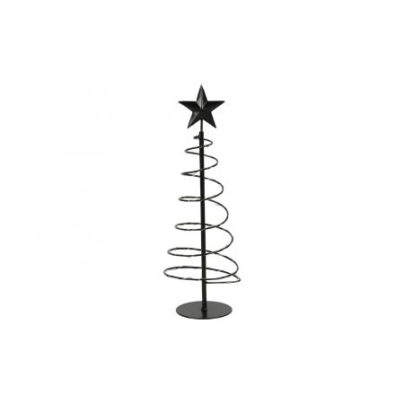 Kerstboom Spiral S zwart L15B15H39CM