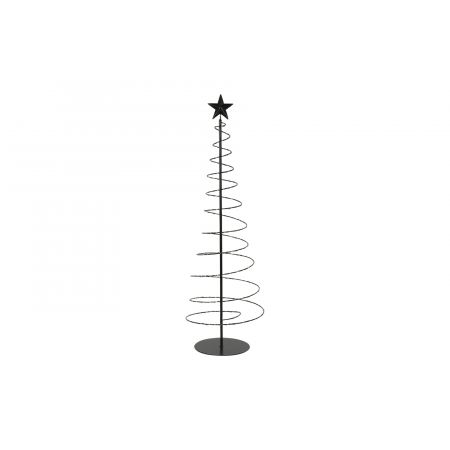 Kerstboom Spiral L zwart L30B30H80CM